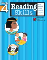 Reading Skills: Grade 4 (Flash Kids Harcourt Family Learning)