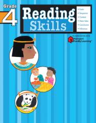 Reading Skills: Grade 4 (Flash Kids Harcourt Family Learning)
