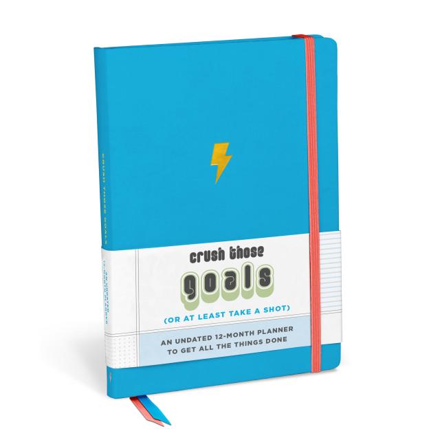 Crush Those Goals Undated Planner and Weekly Agenda Notebook