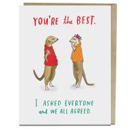 You’re the Best Encouragement Card