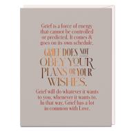 Grief Does Not Obey Card