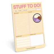 Stuff To Do! Big & Sticky Notepad – Sticky To-Do List Pad (40 Sheets, 9.75 x 7-inches)